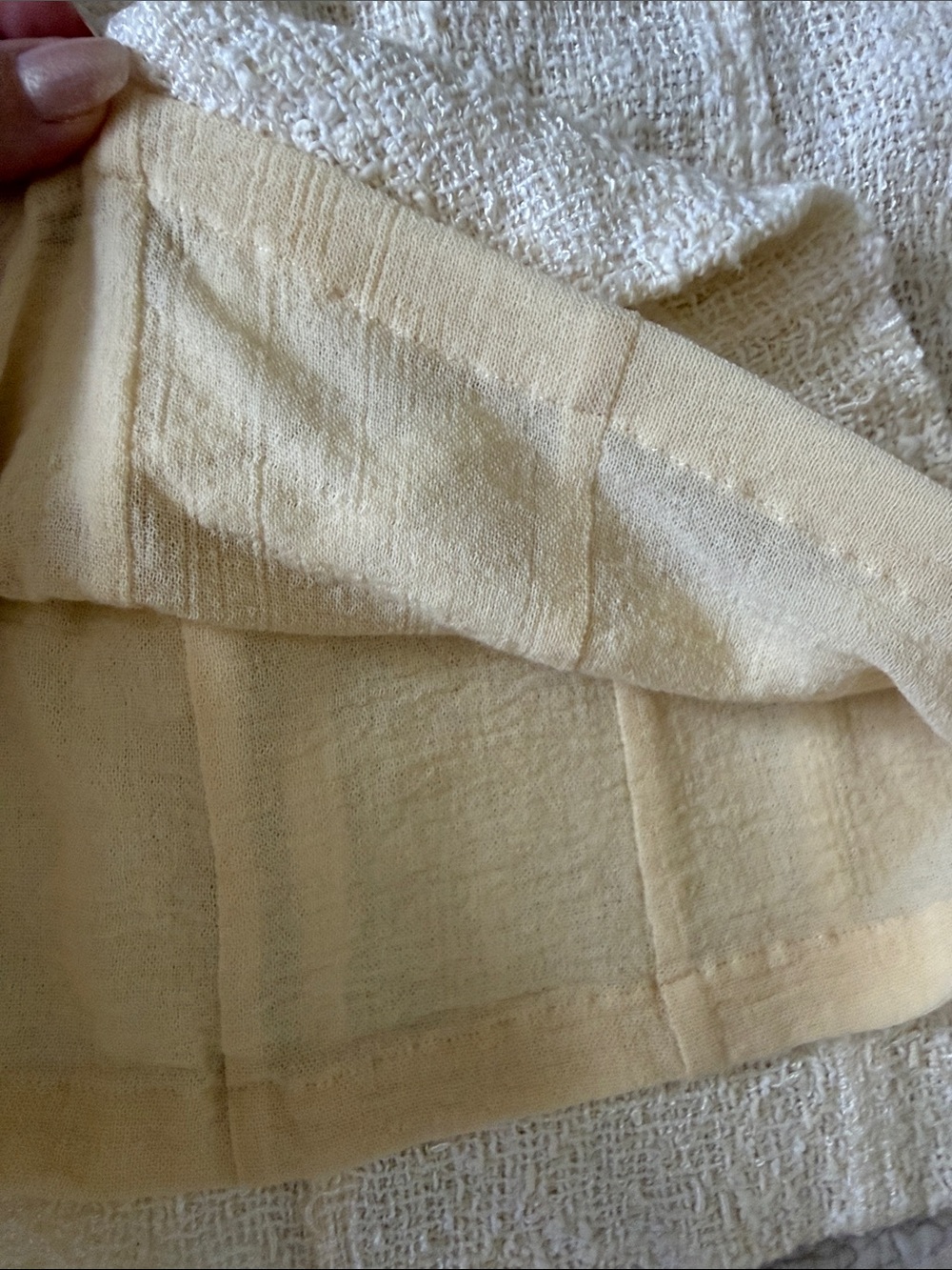 CHANEL Cream tweed High-Waist Mini Skirt with xs - Picture 5 of 10